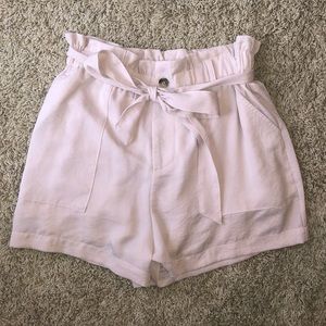 Light Pink High Waisted Shorts